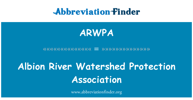 ARWPA: Albion River Watershed Protection Association