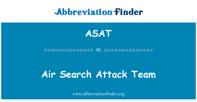 ASAT: Ekip è Recherche atak