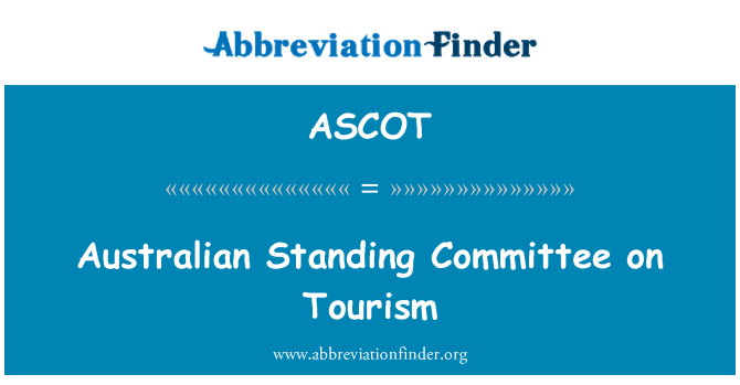 ASCOT: 澳大利亞旅遊問題常設委員會