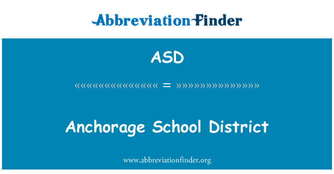 ASD: Anchorage School District