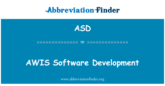 ASD: Desenvolupament de programari AWIS