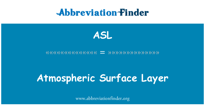 ASL: Atmosphärische Decklage