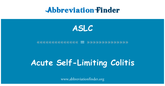 ASLC: Egi pwòp Limiter anflamasyon nan kolon