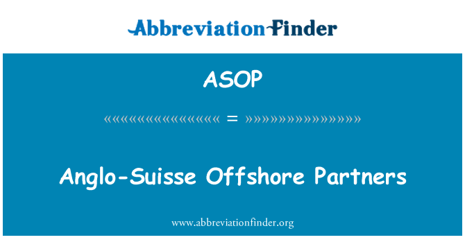 ASOP: Anglo-Suisse Offshore partnerek