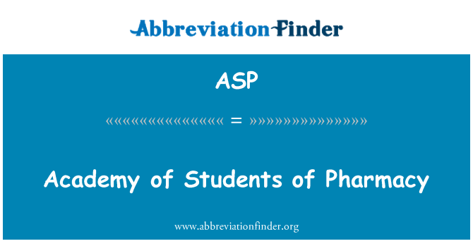 ASP: Studenti Akademije od ljekarne