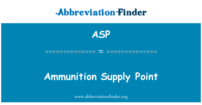 ASP: Боєприпасами Point