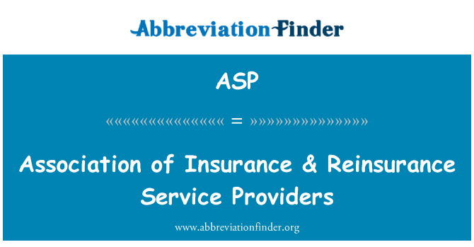 ASP: Association of Insurance & Reinsurance Service Providers