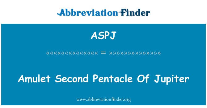 ASPJ: קמיע מחומש השני של יופיטר