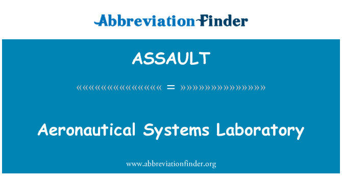 ASSAULT: Aeronautiske systemer laboratorium