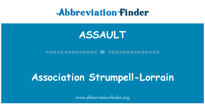 ASSAULT: Association Strumpell-Lorrain