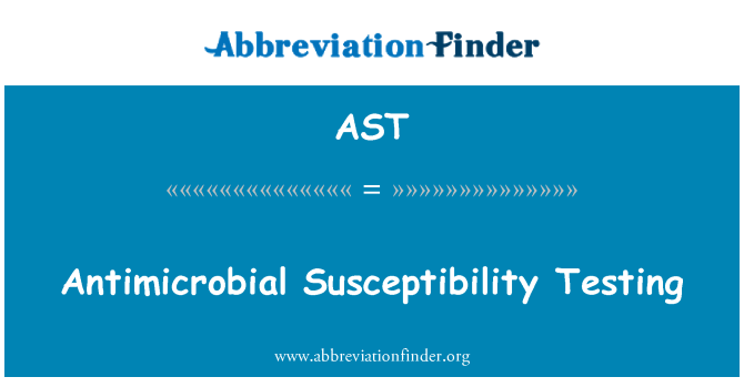 AST: Test di suscettibilità antimicrobica