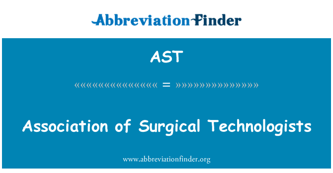 AST: Cerrahi Teknologları