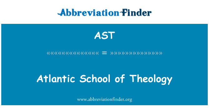 AST: اٹلانٹک اسکول کی الہیات