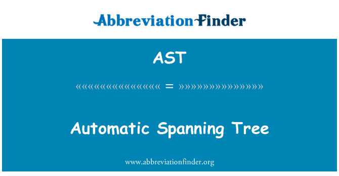 AST: Автоматично Spanning Tree