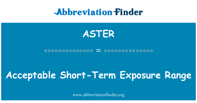 ASTER: Akseptab à l' Éventail