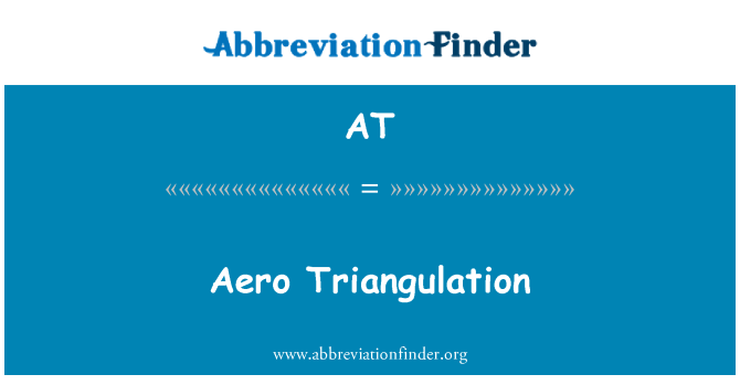 AT: Aero triangulace