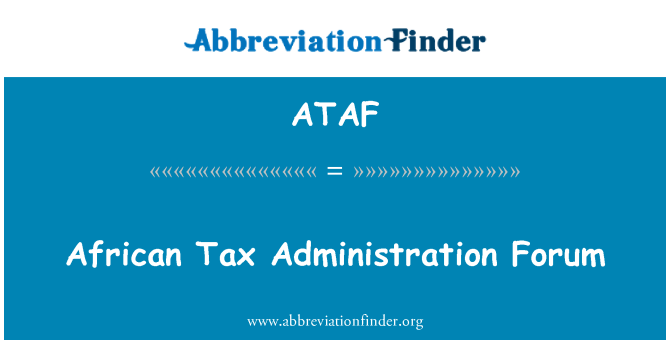 ATAF: Forum ta ' l-amministrazzjoni tat-taxxa ta ' l-Afrika