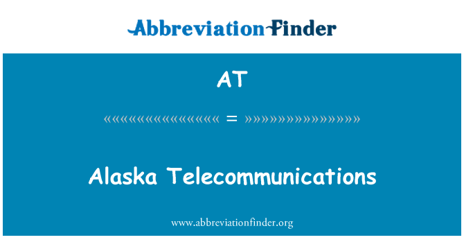 AT: Alaska telekominikasyon