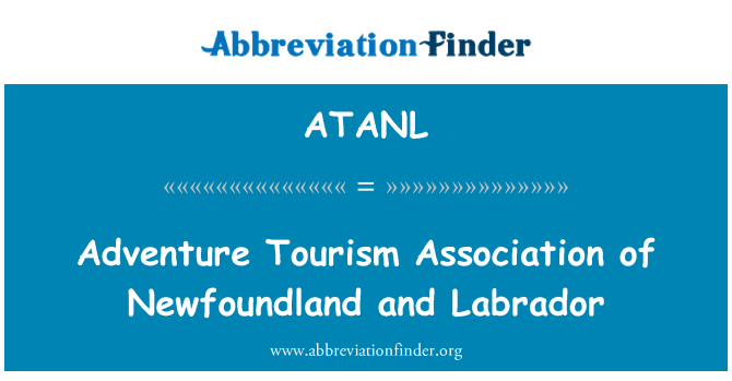 ATANL: Turistická Asociace dobrodružství Newfoundland a Labrador