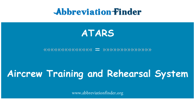 ATARS: Sistem Raptai dan latihan krew