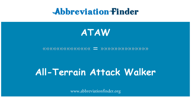 ATAW: Tout-tèren atak aparèy pou mache
