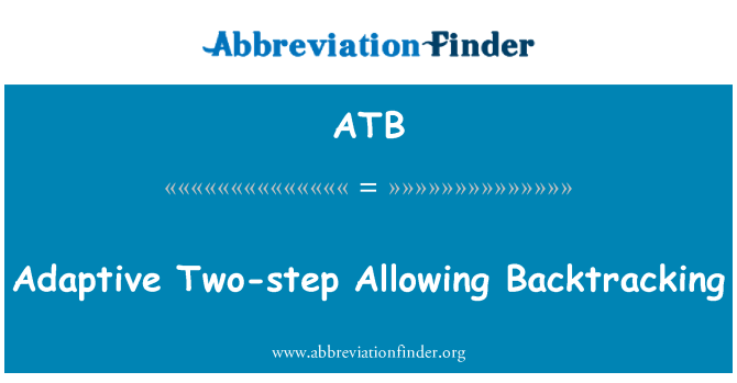 ATB: Adaptive Two-step Allowing Backtracking