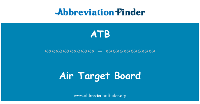 ATB: Air Target Board