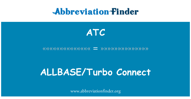 ATC: ALLBASE/Turbo konekte