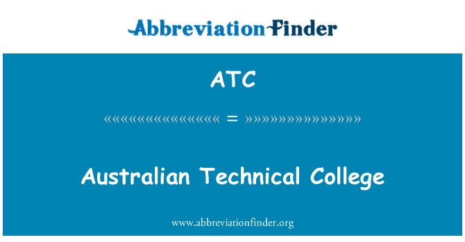 ATC: Kolej teknik Australia