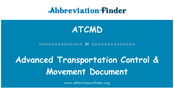 ATCMD: Controllo avanzato trasporto & documento di movimento