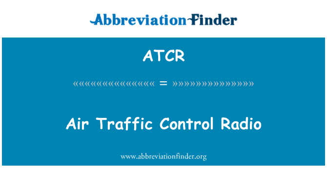 ATCR: Máy lưu lượng truy cập điều khiển Radio
