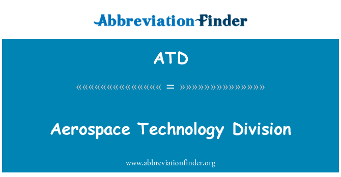 ATD: Космически технологии дивизия