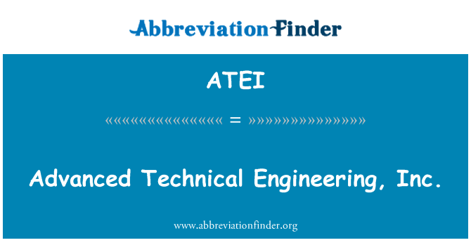 ATEI: Avanse teknik