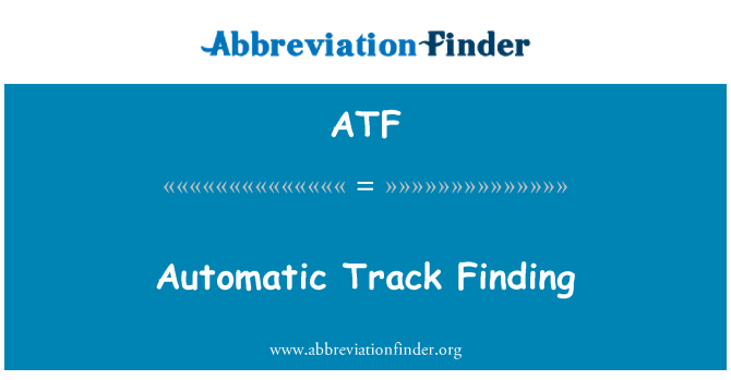 ATF: Automatické sledování hledání