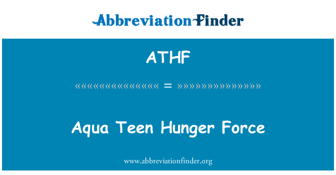 ATHF: Aqua έφηβος πείνας δύναμη