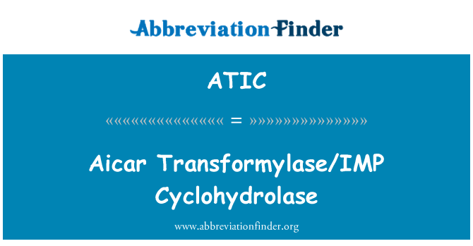 ATIC: Aicar Transformylase/ИМП Cyclohydrolase