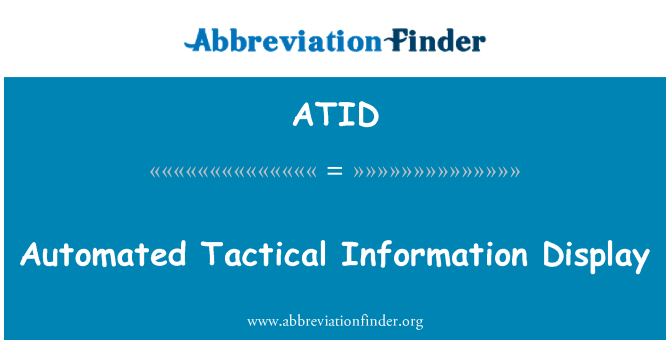 ATID: 自動化戰術資訊顯示
