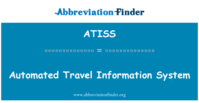 ATISS: Automatiseret rejse informationssystem