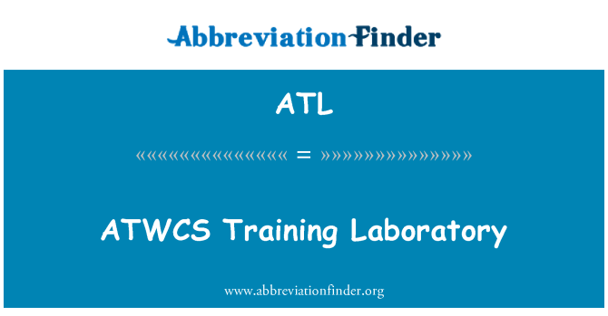 ATL: ATWCS utbildning laboratorium