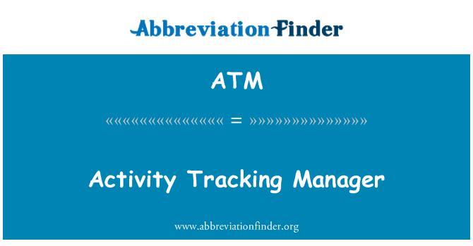 ATM: Aktivitet Tracking Manager