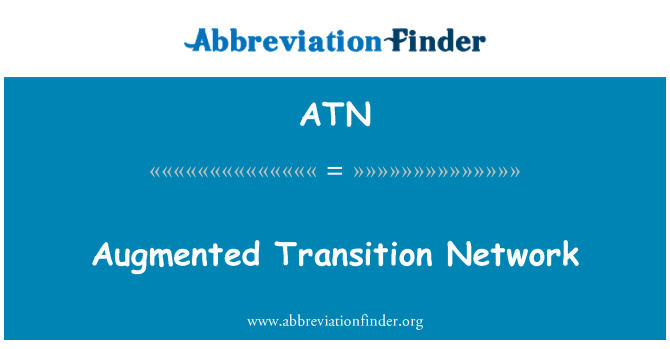 ATN: Augmented Transition Network