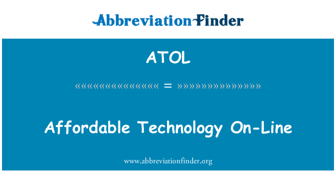 ATOL: Megfizethető technológia On-Line
