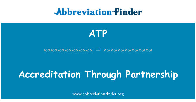 ATP: Akkreditációs partnerség révén