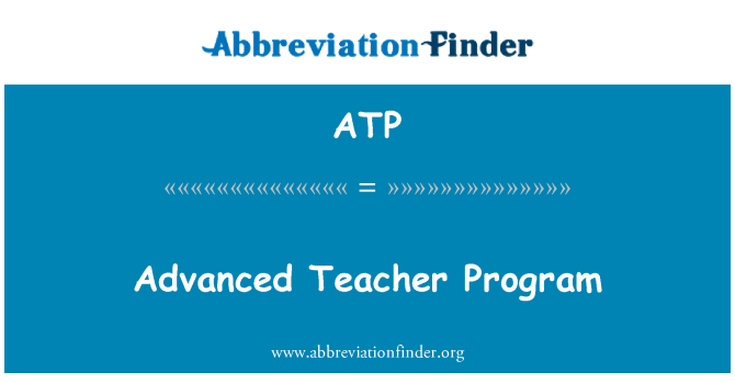 ATP: Advanced Teacher Program