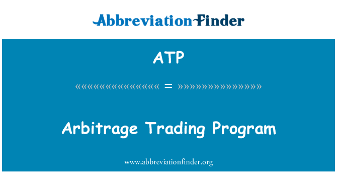 ATP: Program perdagangan arbitrase