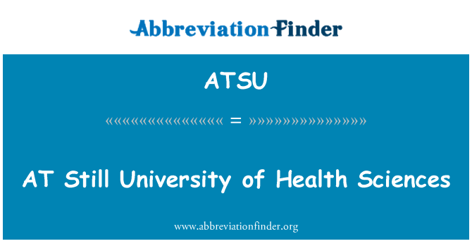 ATSU: 在仍然健康科學大學