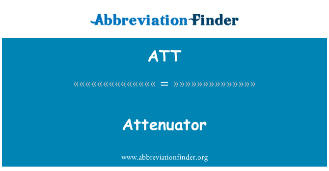 ATT: Atenuador de