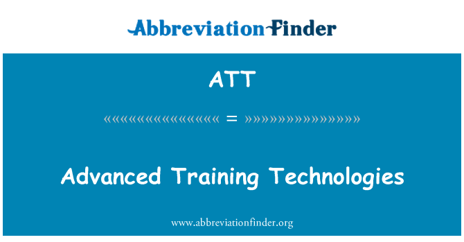ATT: فن آوری های پیشرفته آموزش