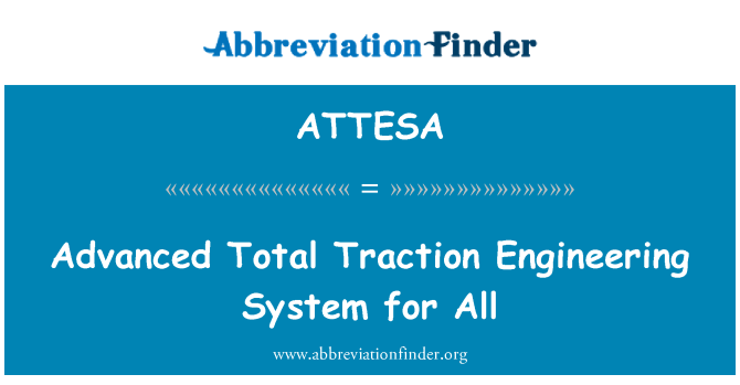 ATTESA: Advanced Total Traction Engineering System for All