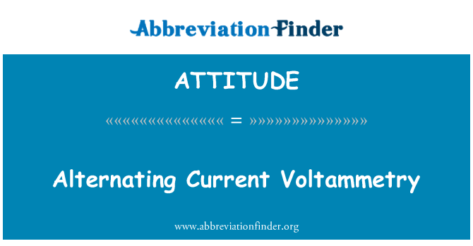ATTITUDE: Kouran altènatif Voltammetry